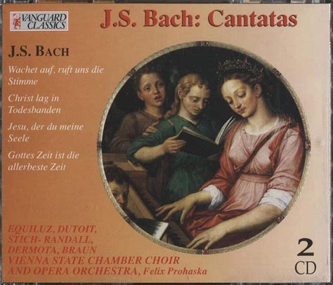 J S Bach Laurence Dutoit Felix Prohaska Kurt Equiluz Hans Braun