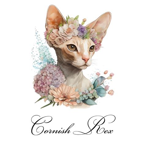 Premium Ai Image Watercolor Illustration Of A Single Cat Breed