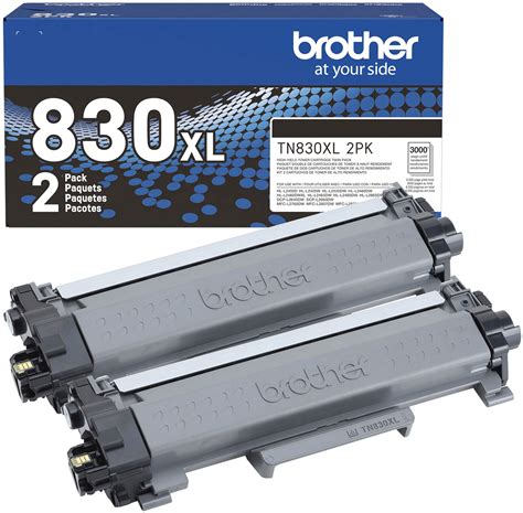 Brother Tn830xl 2 Pack High Yield Toner Cartridges Black Tn830xl2pk Best Buy