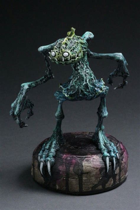 Creepy Ceramic Monster Sculpture