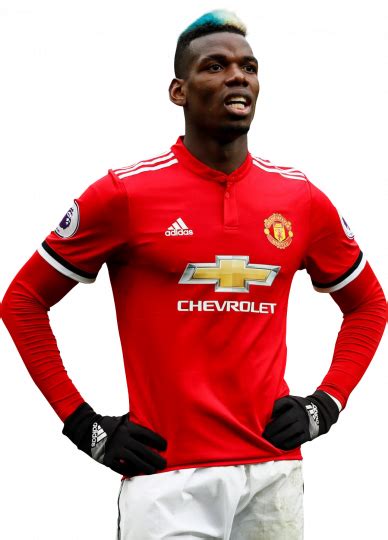 Paul Pogba Manchester United Football Render Footyrenders