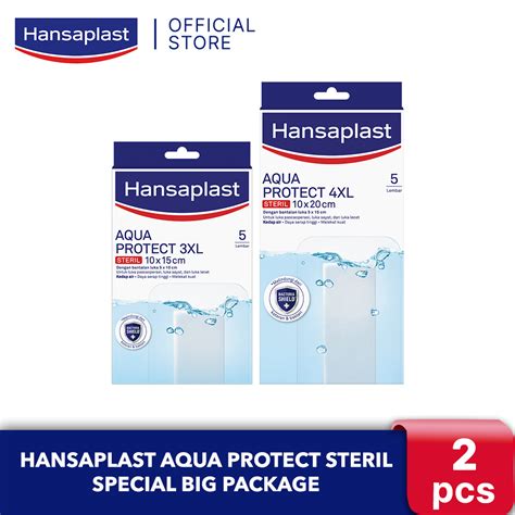 Jual Hansaplast Aqua Protect Steril Special Big Package Plester Luka