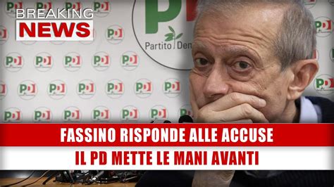 Fassino Risponde Alle Accuse Il Pd Mette Le Mani Avanti Youtube