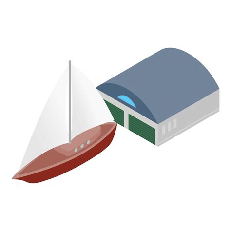 Premium Vector Sailing Yacht Icon Isometric Vector New Beautiful