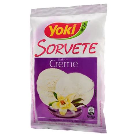 Pó para Sorvete Creme Yoki Pacote 150g Sonda Supermercado Delivery