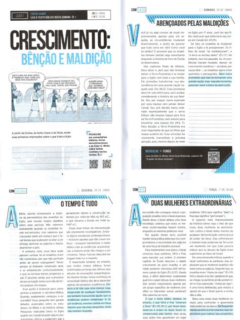 Lição Dos Jovens - 3º Trimestre 2025 - Êxodo | PDF
