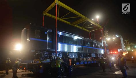 Foto Akhirnya Tiba Di Jakarta Begini Penampakan Kereta Mrt Dari