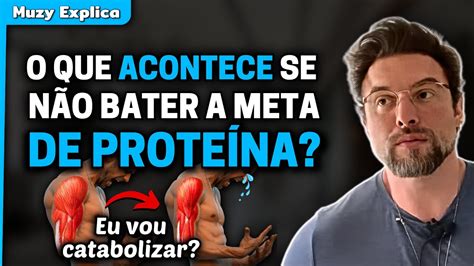 SE NÃO BATER A META DE PROTEÍNA DIÁRIA VOU PERDER MUSCULOS YouTube