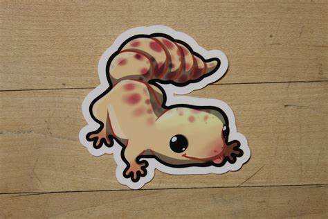 Super Kawaii Leopard Gecko Adorable Kawaii Reptile Friend For Etsy