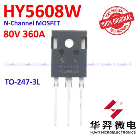 HY5608W HY5608 ORIGINAL HUAYI 80V 360A MOSFET HY 5608 W TO 247 Lazada