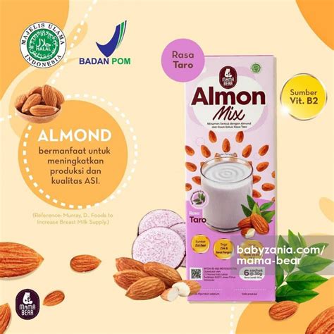 Jual Murah Mama Bear Almon Mix Minuman Pelancar Asi Sachet Tersedia