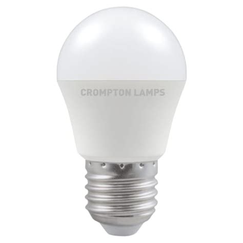 Crompton W Es E Led Thermal Plastic Dimmable Golf Ball Lamp K