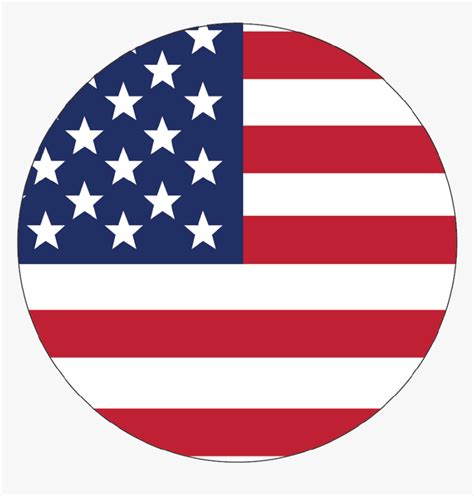 American Flag Circle Transparent