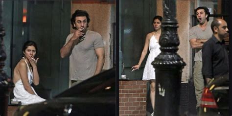 Ranbir Kapoor and Mahira Khan snapped smoking in NYC - Bollyworm