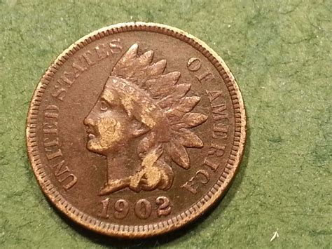 1902 P Indian Head Cent Very Fine Condition For Sale Buy Now