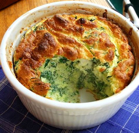 Receta de Soufflé de espinacas