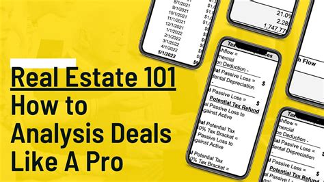 Real Estate 101 How To Analyze Deals Youtube