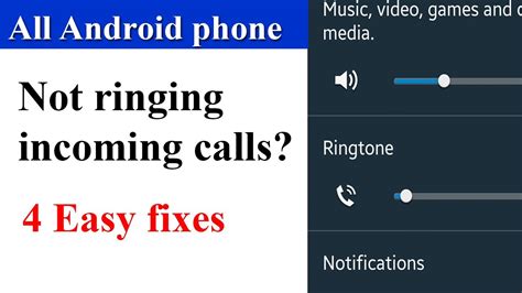 My Phone Is Not Ringing Incoming Calls The Speaker Doesnt Work