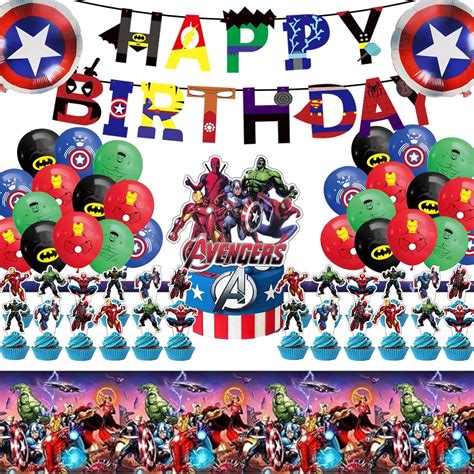 superhero birthday party supplies 5