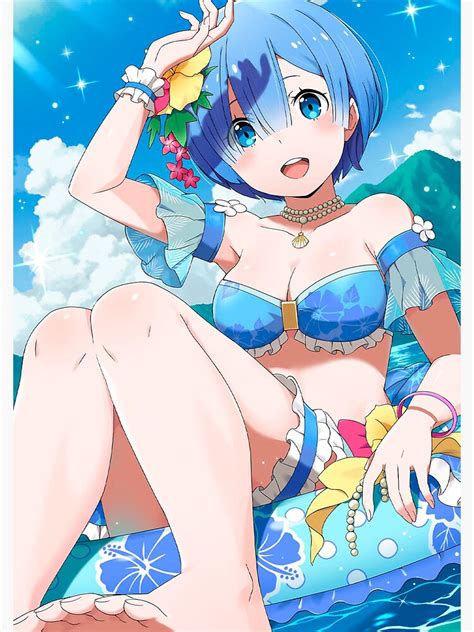 Sexy Rem Cute Bikini Waifu Kawaii Re Zero Hot Anime RZ Girl Spiral