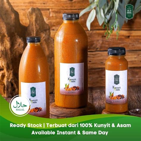 Jual Kunyit Asam Minuman Sehat Menyegarkan Badan Ml Kudapan Haji