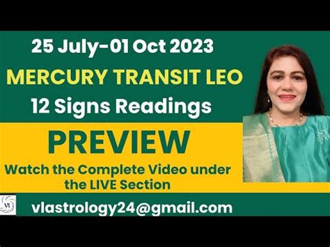 Mercury Transit Leo Retrograde Combust Aspected By Saturn Jupiter