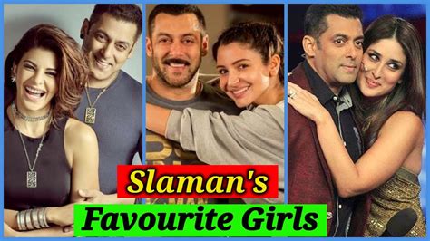 10 Favourite Bollywood Actresses Of Salman Khan Youtube