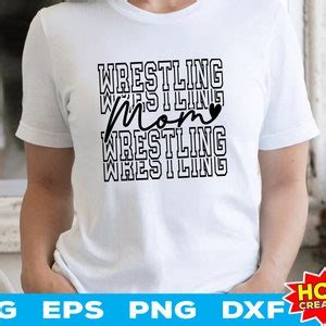 Wrestling Mom Svg Wrestling Mama Svg Love My Wrestler Svg Png Cricut