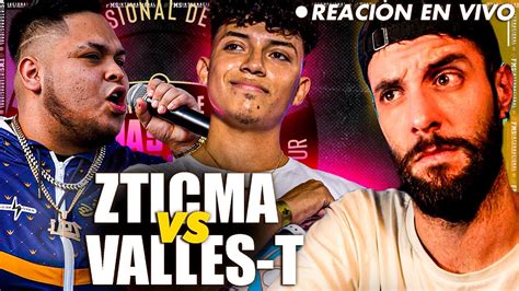 Siempre Sorprende Reacci N En Vivo A Valles T Vs Zticma Fms