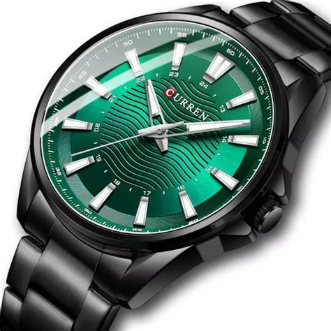 Relojes Luminosos De Acero Inoxidable Para Hombre Curren Color Del