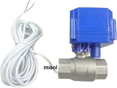 Misol Pcs Motorized Ball Valve Npt Dn Way Vdc Cr