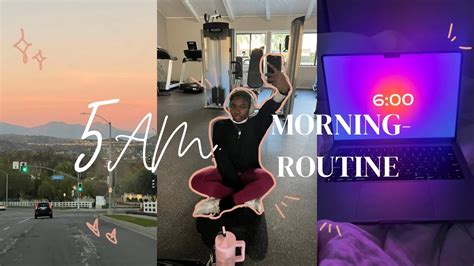 Am Morning Routine Healthy Habits Gym School Grwm Youtube