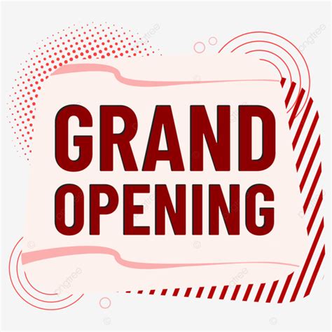 Grand Opening Design Vector Header Banner Free Download Grand Opening