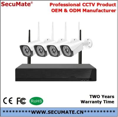 4CH 3MP Wireless NVR Kit With Wireless IP Camera WiFi Network Video