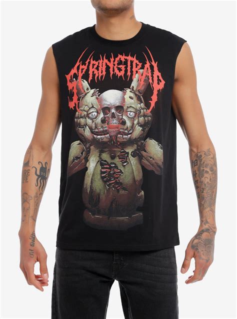 Hot Topic Five Nights At Freddy S Springtrap Muscle Tank Top At
