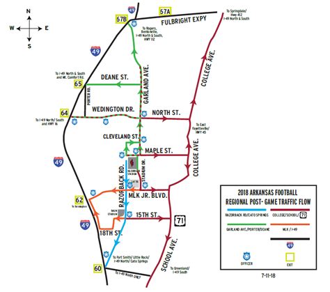 University Of Arkansas Parking Map - Maps For You