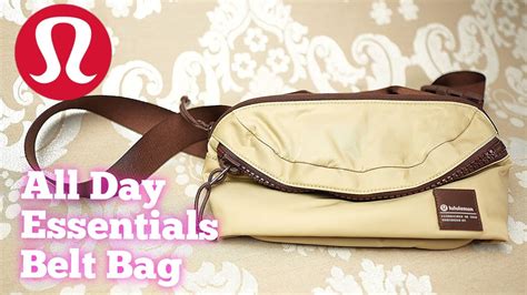 Lululemon All Day Essentials Belt Bag L Review Youtube