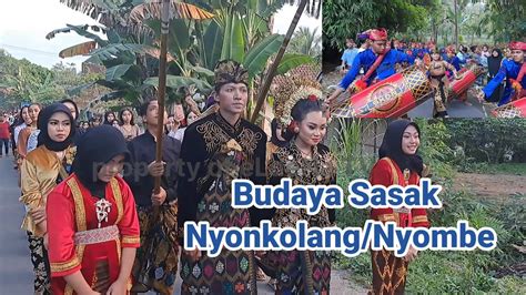 Pengantin Dusun Tanak Betian Diiringi Tabuh Gendang Beleq Sekar Kedaton