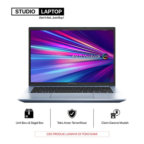 Jual ASUS Vivobook Pro 14 OLED M3400QA Ryzen 5 5600H 8GB 16GB 512GB SSD