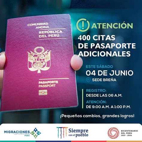 Migraciones Per On Twitter Importante Este S Bado De Junio