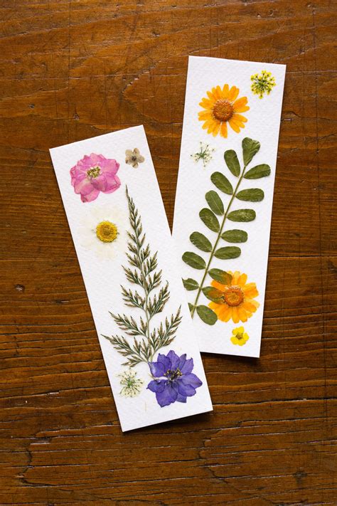 Pressed Flower Bookmarks — My Moonstone Kitchen