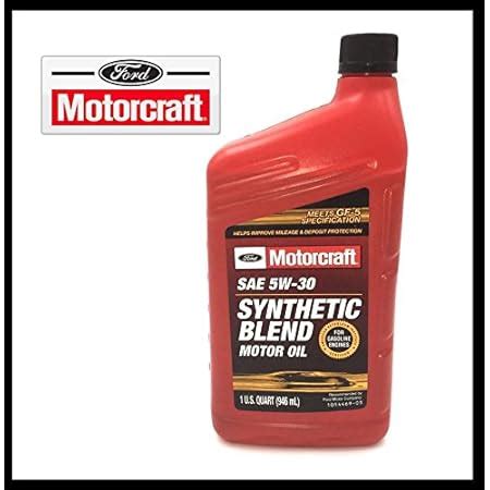 Genuine Ford Motorcraft SAE 5W 30 Engine Oil 5W30 Synthetic Blend API