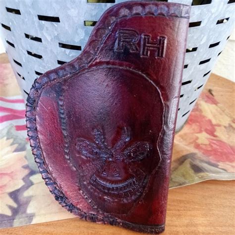 Leather Skull Holsters Etsy