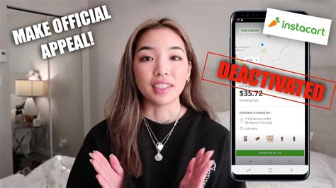 How To Submit An Official Deactivation Appeal To Instacart Youtube