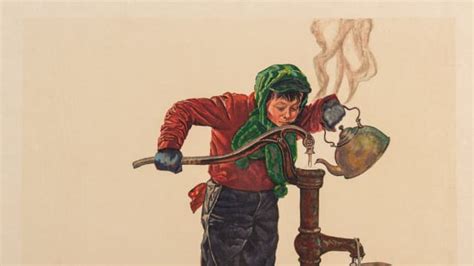 Norman Rockwell Cold Winter Lithograph at Gone Farmin' Spring Classic ...