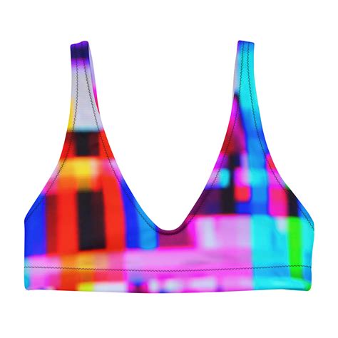 Bikini Top Sparkling Circuit By Randoma Lux Randoma Lux