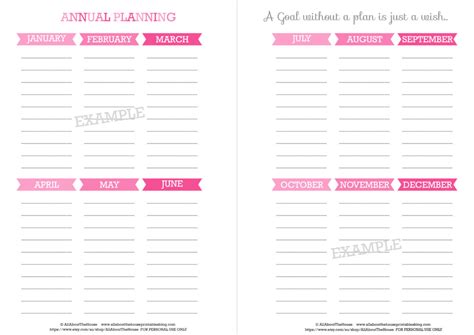 Make Your Own Planner Pages Template | PDF Template