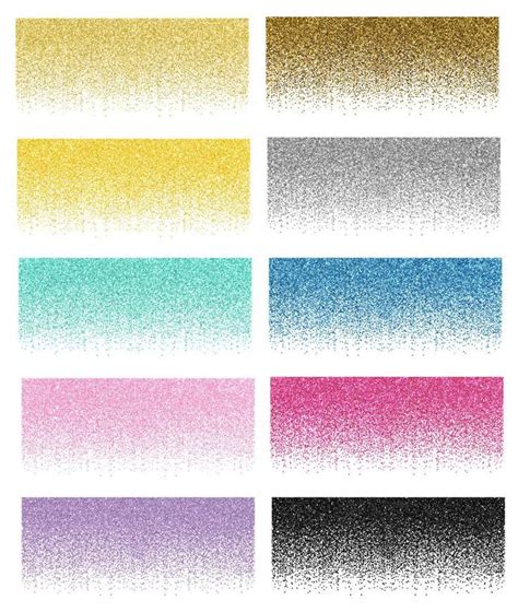 Gold Glitter Border Confetti Bordersclipart Gold Glitter - Etsy ...