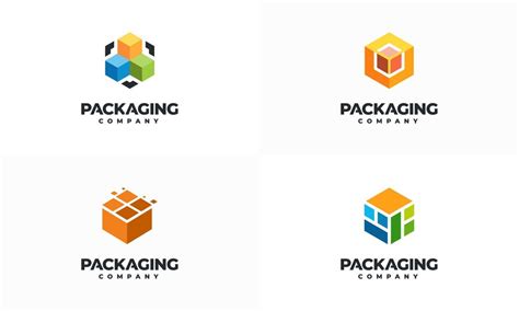 Premium Vector Set Of Packaging Logo Designs Concept Vector Delivery