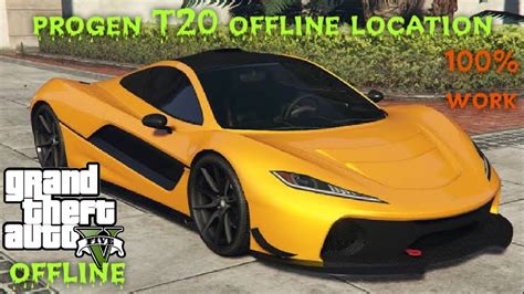 Progen T Location Gta Offline Gta Story Mode Progen T Location